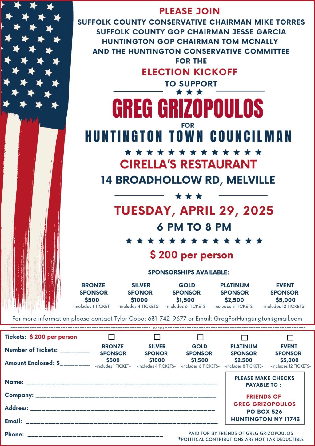 Election Kickoff Flyer